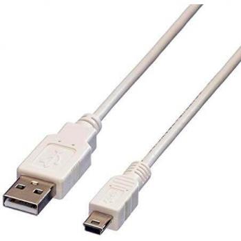 Cable USB 2.0 Mini 5 Pines 0,8 m VALUE