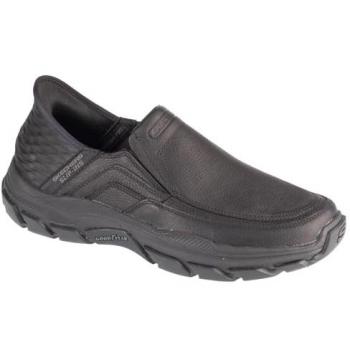 Skechers Elgin Respected Slipper-Sneakers für Männer, schwarz, Größe 41,5