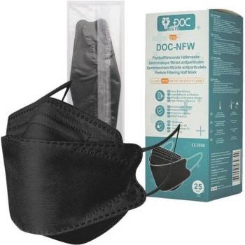Coffret de 25 masques FFP2 DOC NFW, triple panneau, sans ventileur
