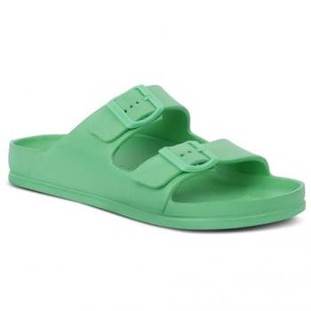 Brooklyn Dual‑Strap Green Sandals (Regatta Lightweight, UK 6.5)