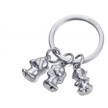 TROIKA Affen Schlüsselanhänger – Nichts sehen, hören, sagen