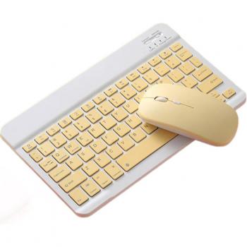 Portable Wireless Keyboard and Mouse Set for Laptop and Desktop