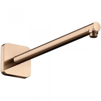 Hansgrohe AXOR Brausearm 390mm eckig Polished Red Gold