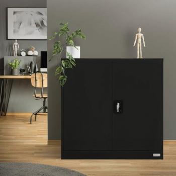 Büro-Aktivschrank mit Schloss aus Stahl – ML-Design 90 × 40 × 90 cm