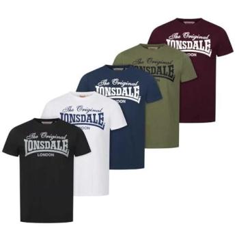 Fittonhill Men's Five Pack T-Shirt – Black/White/Navy