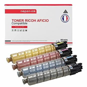 Set Toner RICOH AFICIO 821121 (Noir + Jaune + Magenta + Jaune)