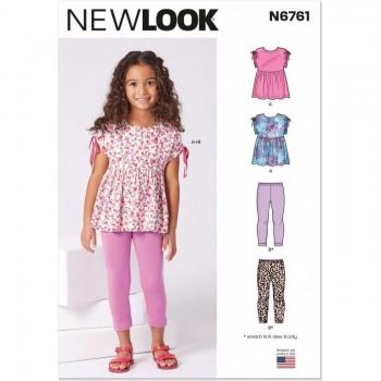 Haut enfant New Look 6761 avec leggings assortis