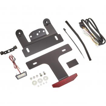 Kijima Motorrad‑Fahrrad‑Kennzeichenhalter‑Kit HD‑01396 in Schwarz – Varianten FLFB, FLSL, FXBB