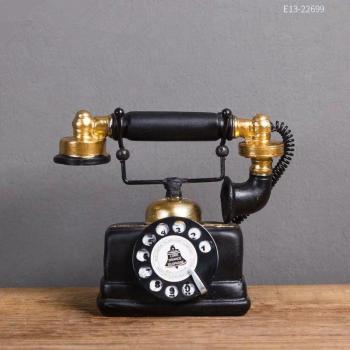 Vintage Phone Ornament for Living Room