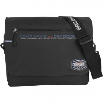 Camp‑David 17,1″ Laptop‑Messenger in Schwarz – Norton Bay