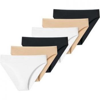 Schiesser 6er Pack Tai-Slips für Damen