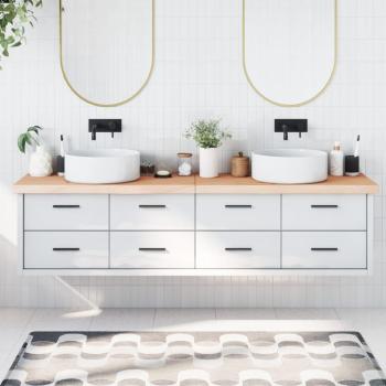 Bord de Comptoir de Salle de Bain (Bois Non Trait)