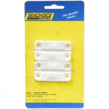 Rechange Seachoice 50‑76901 : Charnières plastiques blanches pour frigos Igloo