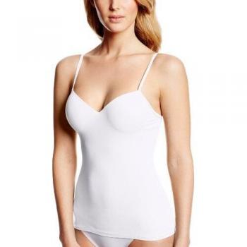 Hanro Women's White Camisole Bra Size 36A