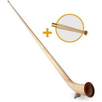 Lechgold Alphorn Natur Fichte F/Bb Set