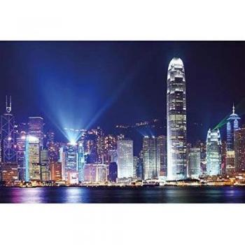 GREAT ART® XXL Affiche – Hong Kong de nuit