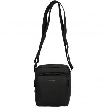 Black Polyester Shoulder Bag by Calvin Klein for Men