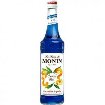 Monin Sirup Curacao Blau Glas