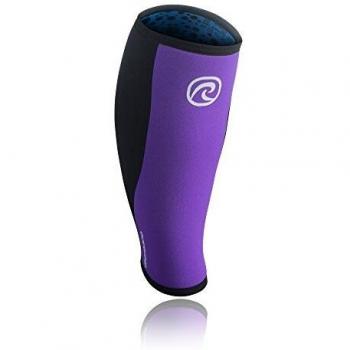 Unisex Rehband RX Neopren Wadenbandage Schwarz/Violet – Sport-Optik