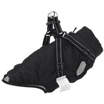 VidaXL Dog Coat with Reflective Waterproof Harness, L