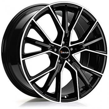Cerchio in lega AVUS AF18 10.5x22 5x112 ET 43 Nero Lucido