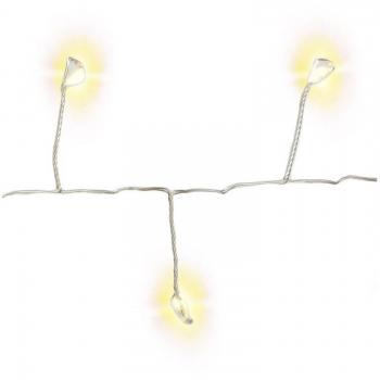 Catena luminosa a grappolo 50 LED Filo d'Argento