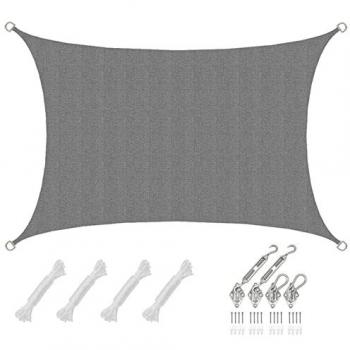 Voile d'Ombrage AMANKA 3x2 m Résistante à la chaleur