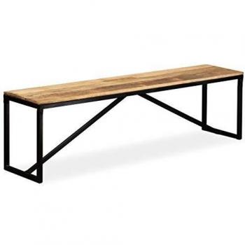 VidaXL Bench 160x35x45 cm Mango Wood
