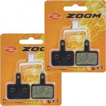 2 Pairs ZOOM B01 Resin Brake Pads for Shimano MT200/315/355/395/446