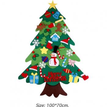 Árbol de Fiestas en Fieltro 3D para Tiendas