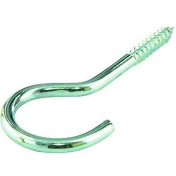 Crochet à visser pour plaque de plâtre en acier galvanisé, 2 x 20 mm, lot de 12