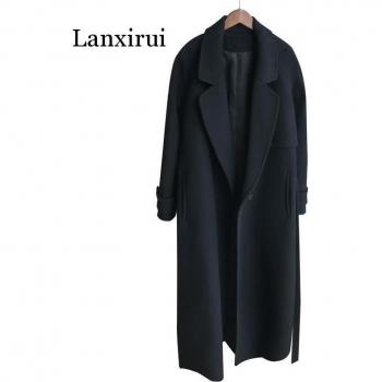 Elegant Loose-Fit Woolen Outerwear
