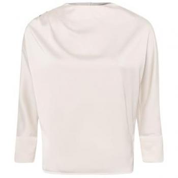 Zero Satinbluse 3/4 Arm Damen Bluse