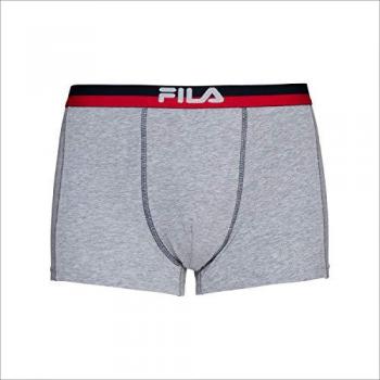 Fila Herren Boxershorts Elastic Nos grau 2er-Set L