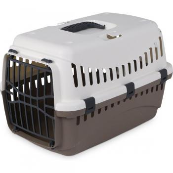 Kerbl Hunde-Transportbox Kerbl Transportbehälter Grau Beige 48 x 32 x 32 cm