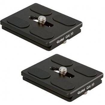 QAL-50 Schwarze Schnellwechselplatte, 2er Pack