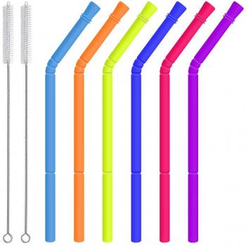 Hydream Eco‑Strohhalme: Faltbar, Wiederverwendbar, 2‑Bürsten‑Set