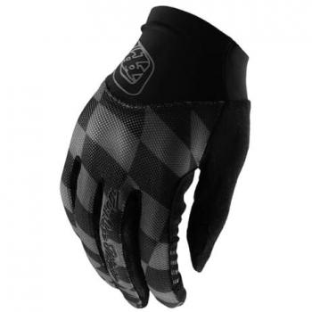 Gants de vélo Femme Troy Lee Designs Ace Twisted Checkers Noir Gris M