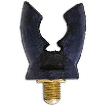 Système de Fixation Souple pour Canne – Design Noir – Laiton