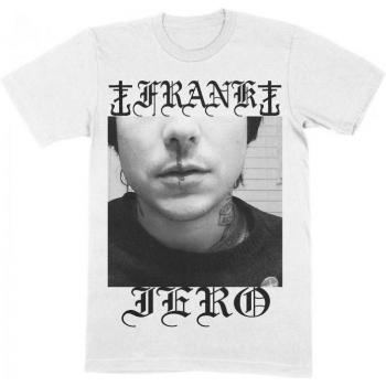 Frank Iero Shirt “Nasale Blood” Unisex in Cotone Bianco