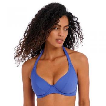 Freya Women's Blue Jewel Cove Underwire Banded Halter Top