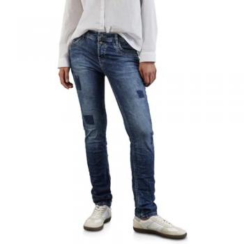 STREET ONE Gerade Jeans Middle Waist