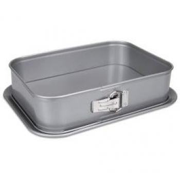 Teglia a Molla Argento 33x23 cm per Dolci
