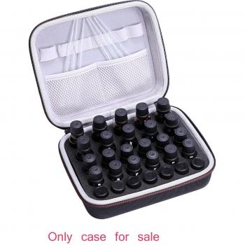 LTGEM Black EVA Hard Case for Essential Oils