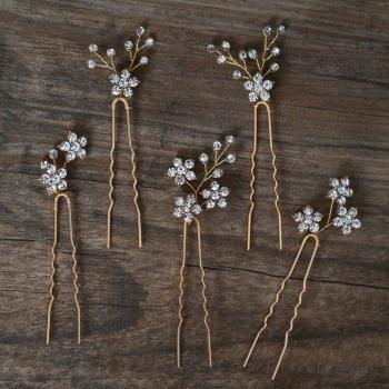 Sparkling Rhinestone Wedding Hair Accessories Set