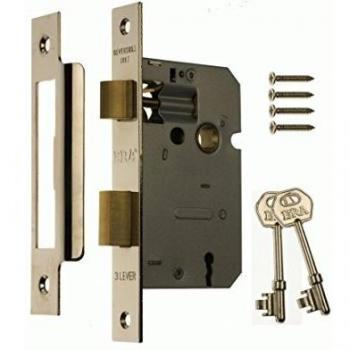 Lever Chrome Plated Mortice Sashlock
