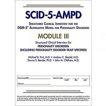 Structured Clinical Interview for the DSM-5® A lternative Model for Personality Disorders