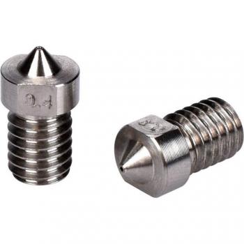 Buse d'extrusion 3D en titane TC4, 0.3/0.4/0.6/0.8/1.0mm