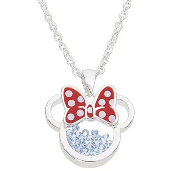 Bijou Anniversaire Minnie Décembre Laiton Plaqué Argent