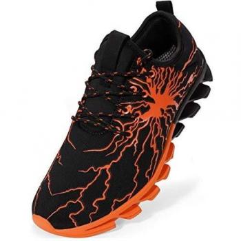 Sneakers Transpirables Naranja Trekking